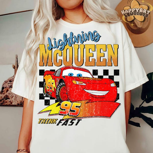 Lighting McQueen dtf transfer