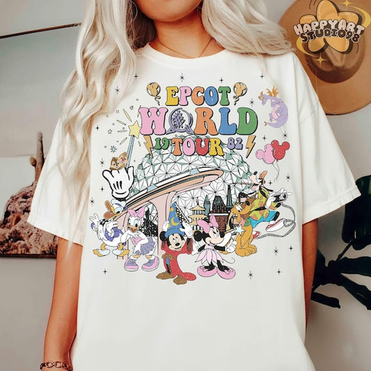 Epcot world tour DTF transfer