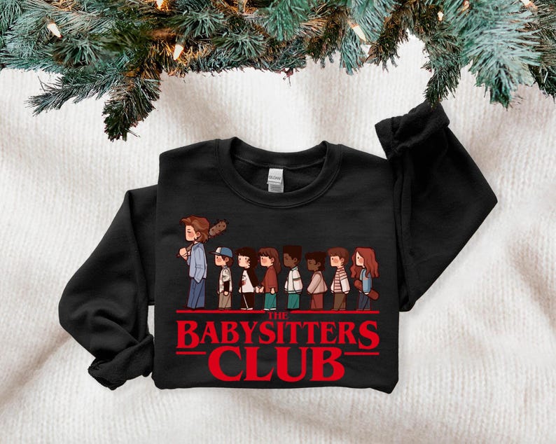 Babysitters club stranger things dtf transfer