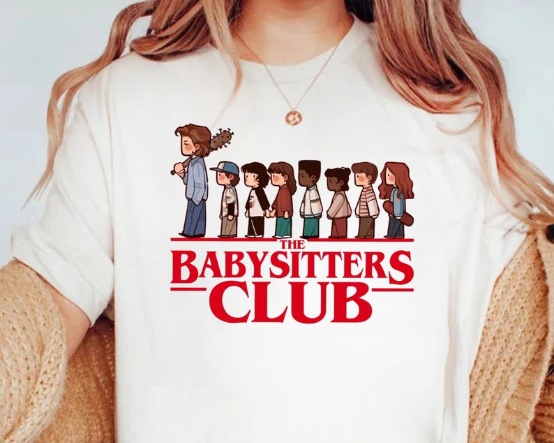 Babysitters club stranger things dtf transfer