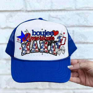 BOUJEE MAMA  Hat patch DTF transfer