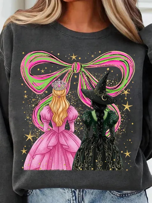 Wicked pink & green dtf transfer