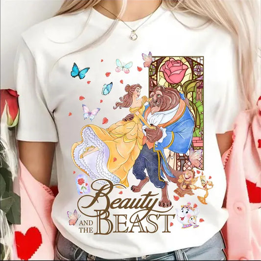 Beauty & Beast  dtf transfer