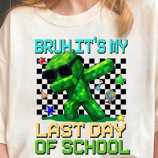 Bruh minecraft its my last day