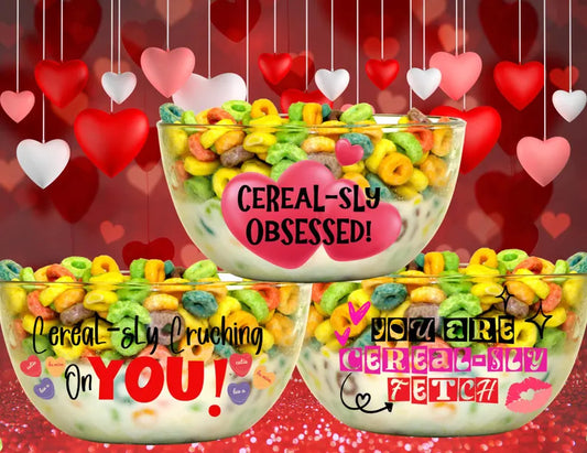 cereal set #6 Uv DECAL (4in)