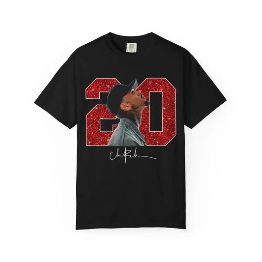 Breezy 20 Red faux glitter (front)