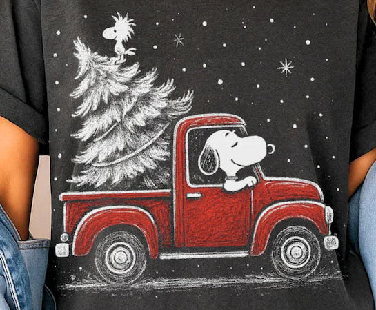 Snoopy & red truck - Hur&Co.