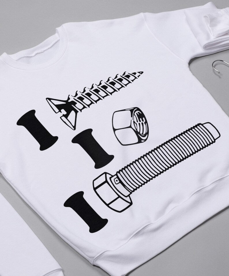 I screw i nut i bolt Uv DECAL (4in)