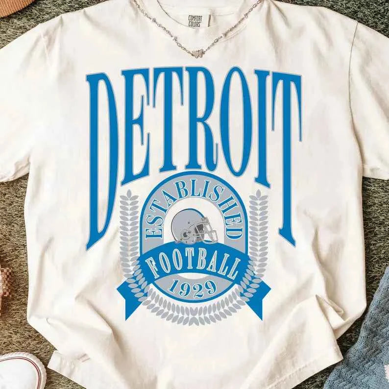 DETROIT EST Football DTF transfer