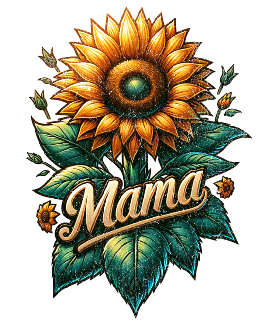 Sunflower Mama dtf transfer