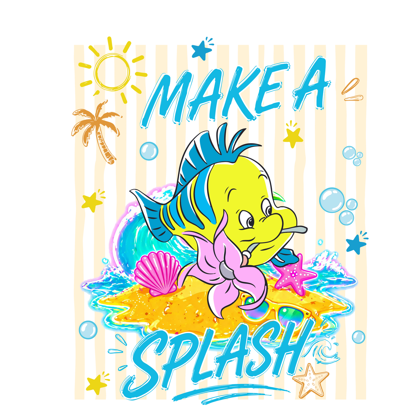 Make a splash dtf transfer