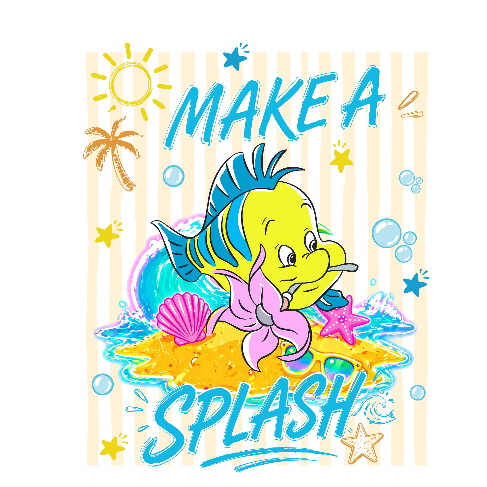 Make a splash dtf transfer