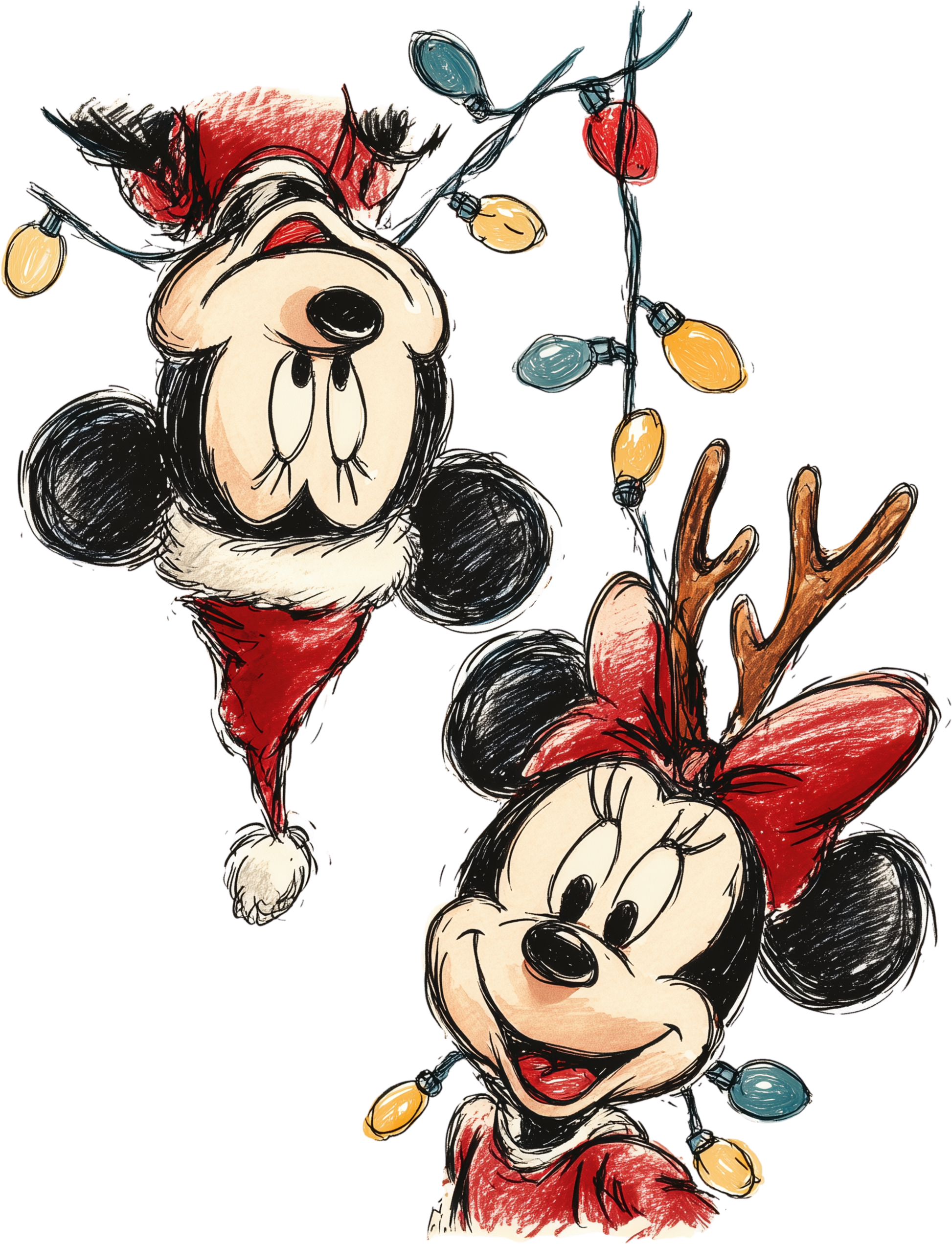 Mickey & Minnie DUO Christmas - Hur&Co.