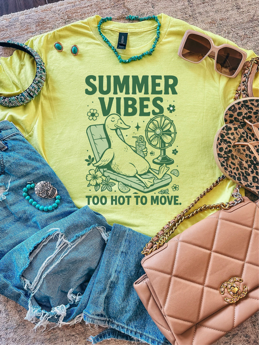 Summer vibes too hot to move