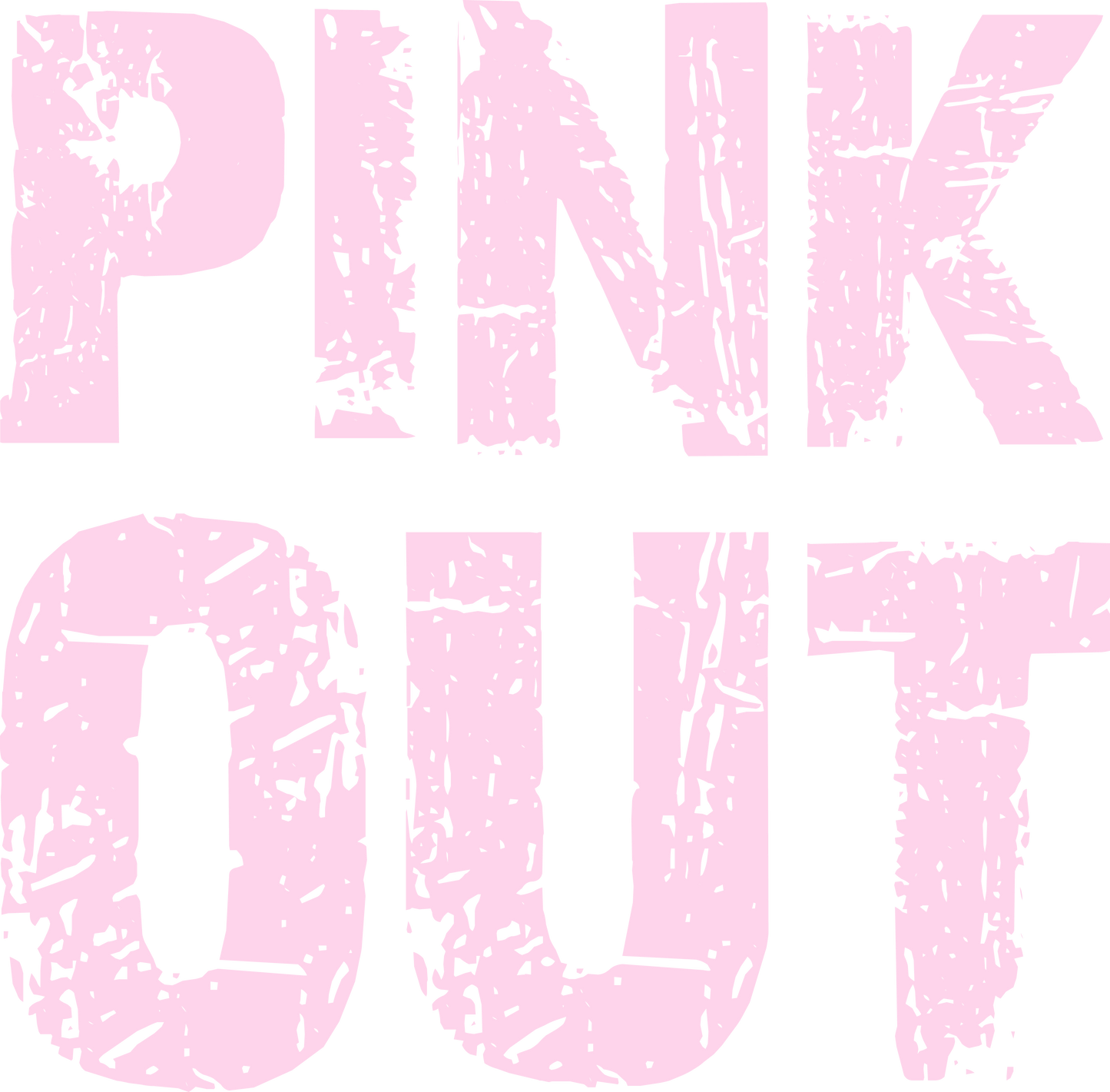 distressed pink out - Hur&Co.