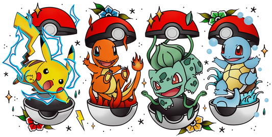 Pokemon 16oz UV DTF Wrap