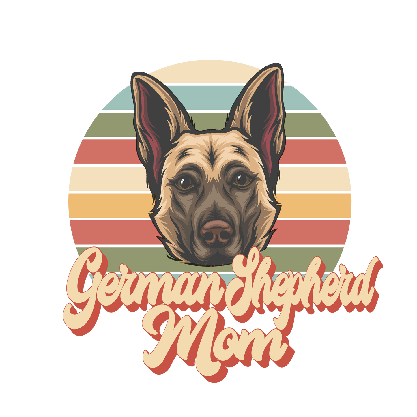 German shep mom dtf transfer