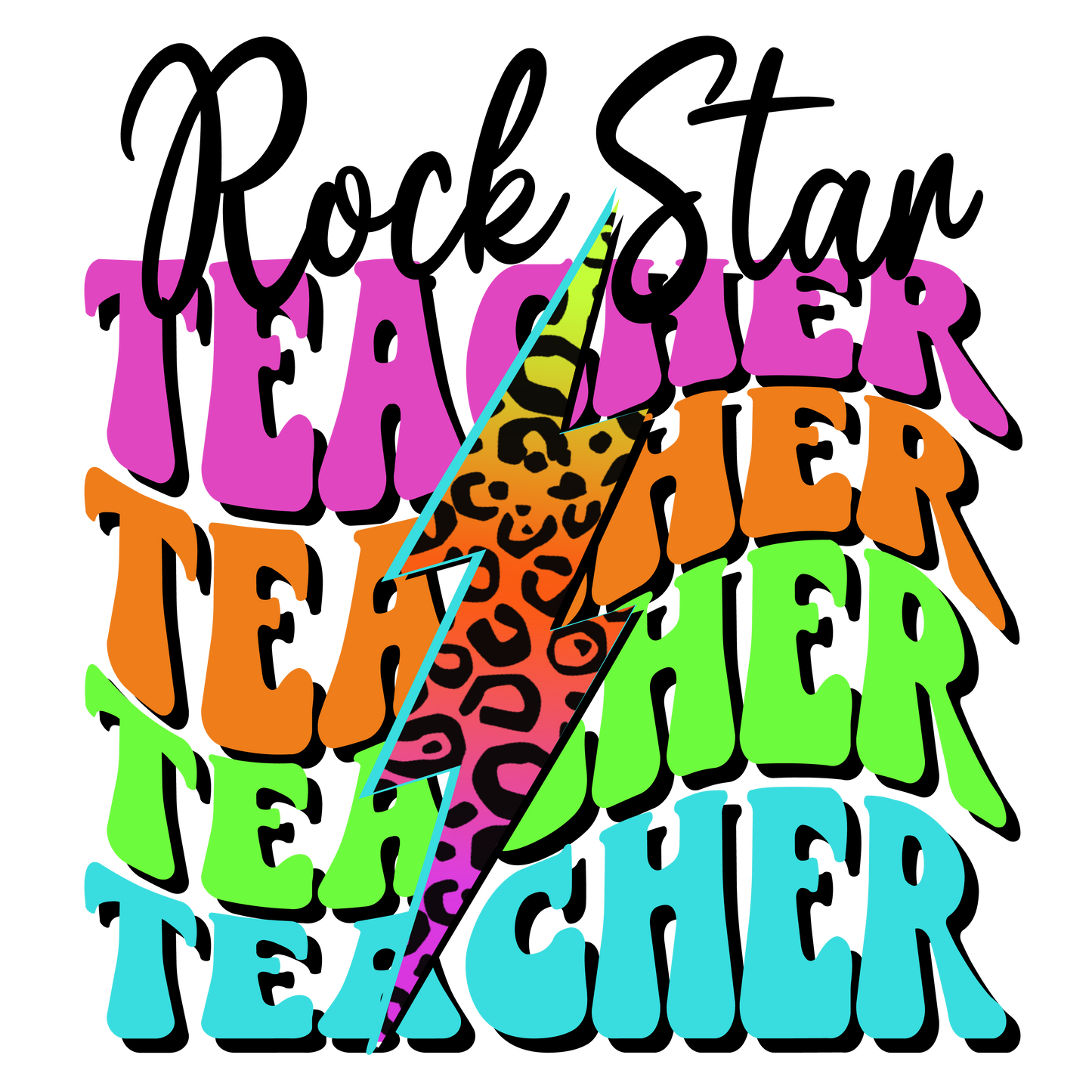 Teacher dtf transfer