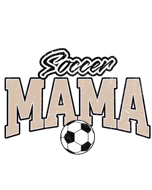 Soccer Mama tan dtf transfer