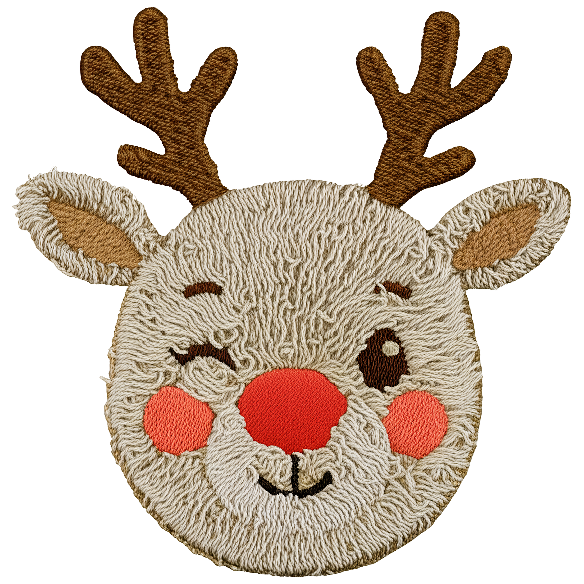 Reinder winky faux yarn - Hur&Co.