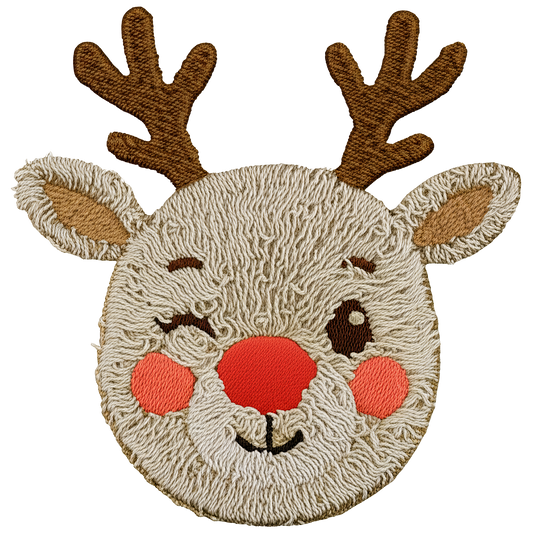 Reinder winky faux yarn